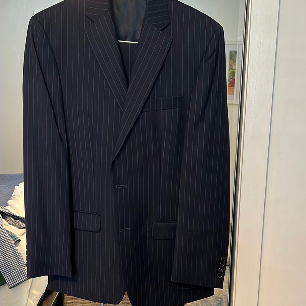 Ralph Lauren Black Wool Suit Timeless Elegance